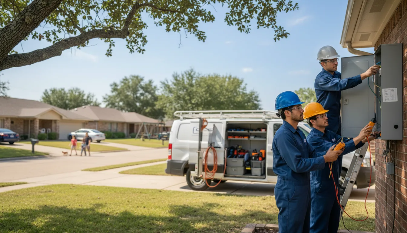 Certified electrician providing emergency electrical services in Shickley, NE